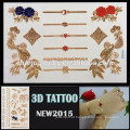 OEM atacado tatuagem tatuagem temporária 3d tatuagem excelente design para adulto tatuagem novo estilo 3D YH 022